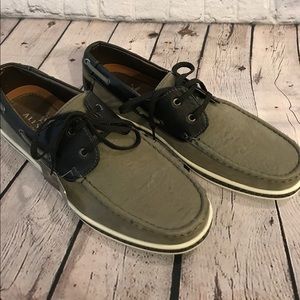 NEW Men's Alessio Gray Boat Shoes
