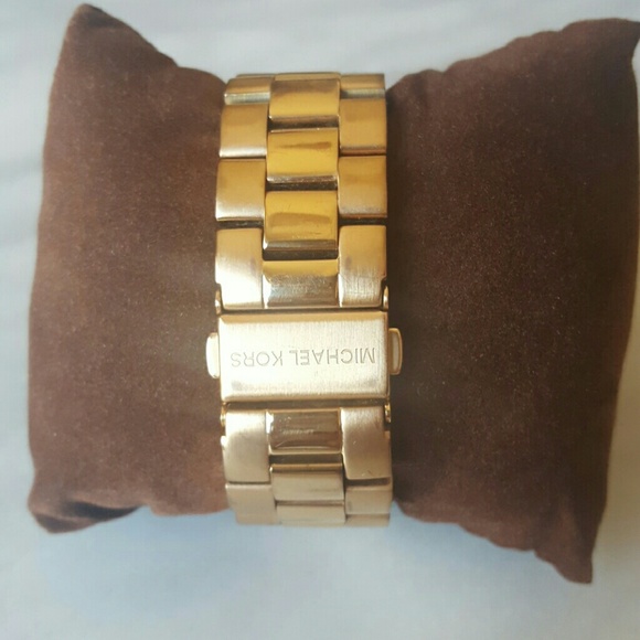 Michael Kors Rose Gold Chronograph Runway Watch main image 7