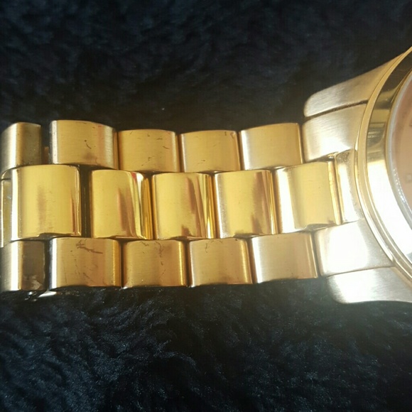 Michael Kors Rose Gold Chronograph Runway Watch