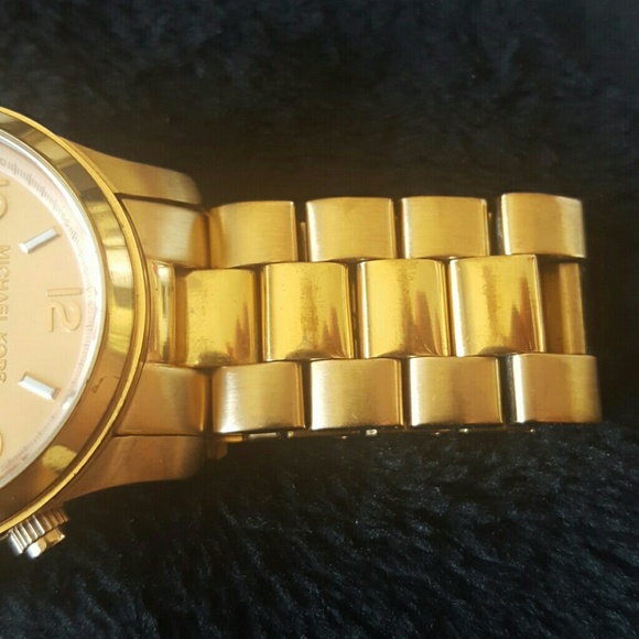 Michael Kors Rose Gold Chronograph Runway Watch main image 4