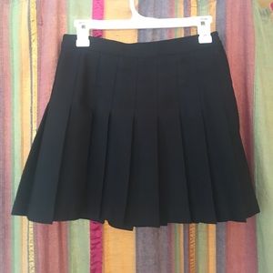 American Apparel black tennis skirt