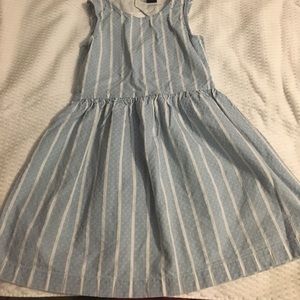 GapKids cotton striped A line dress Size 8