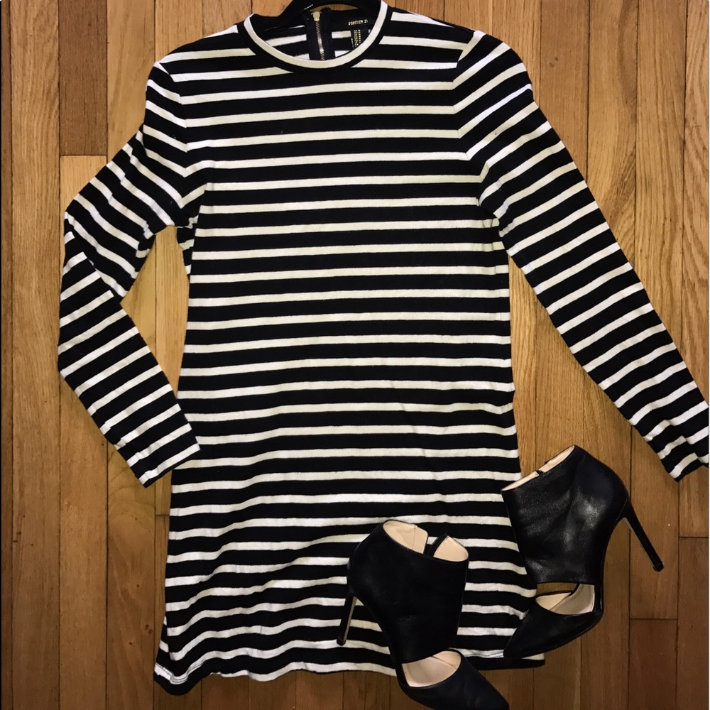 Striped Long Sleeve Dress