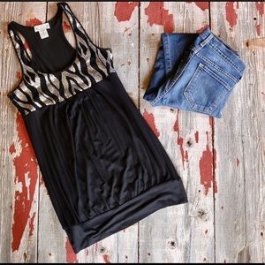 Sequin Tank Top