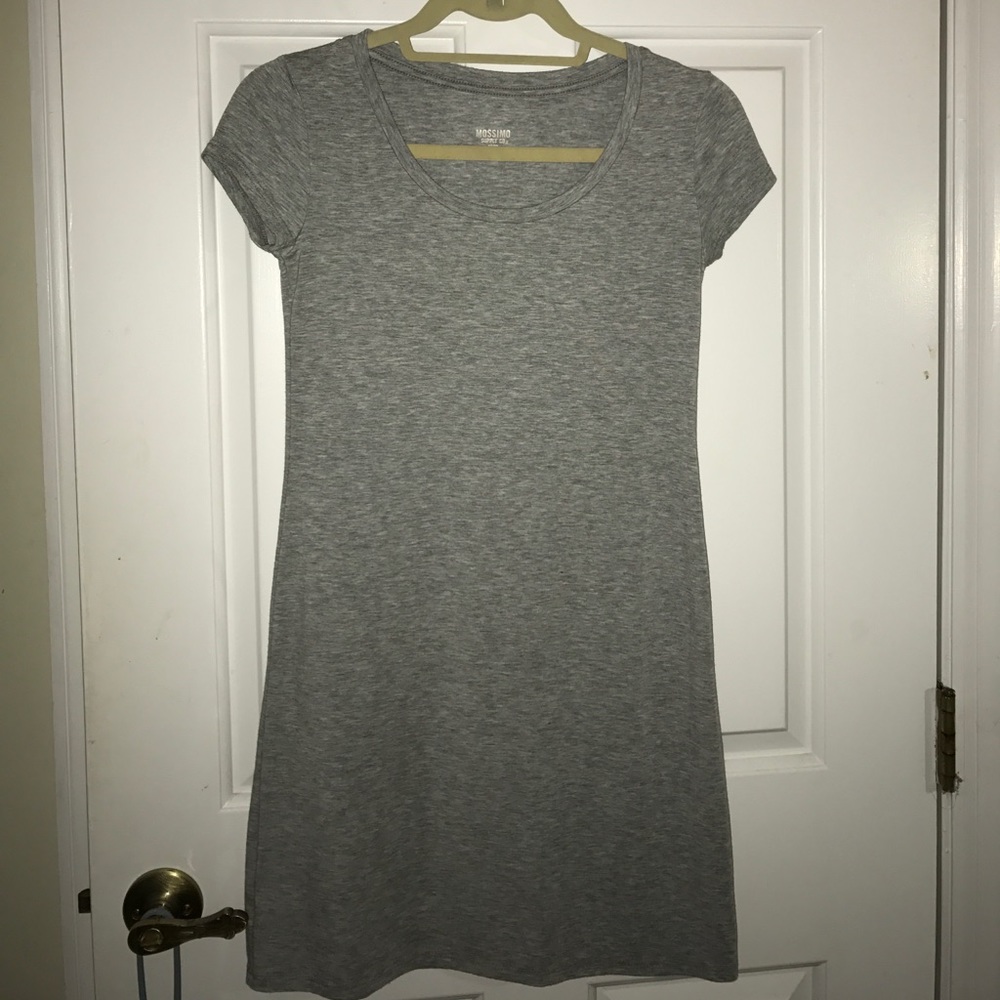 Grey T-shirt Dress
