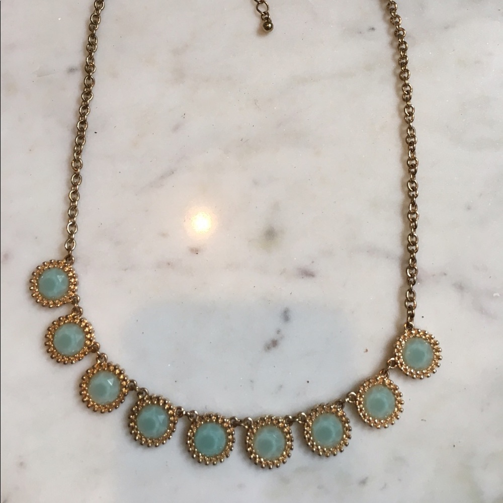 Light blue Jewled Necklace