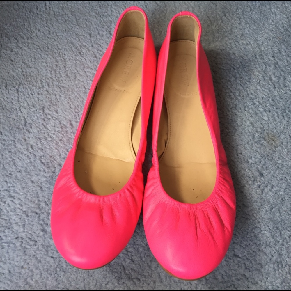 Pink Jcrew flats