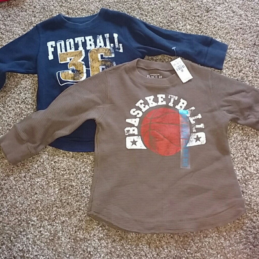 2 Long Sleeve Thermal Shirts