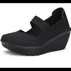 St. John's Bay Karma Wedge Mary Jane's