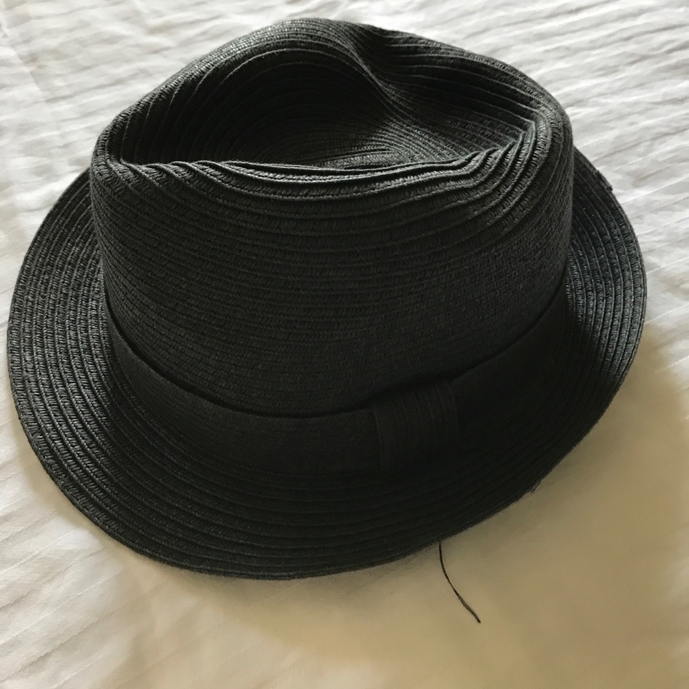 Black Straw Fedora