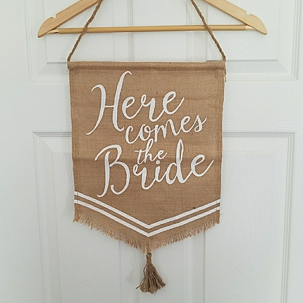 Here Comes the Bride Banner