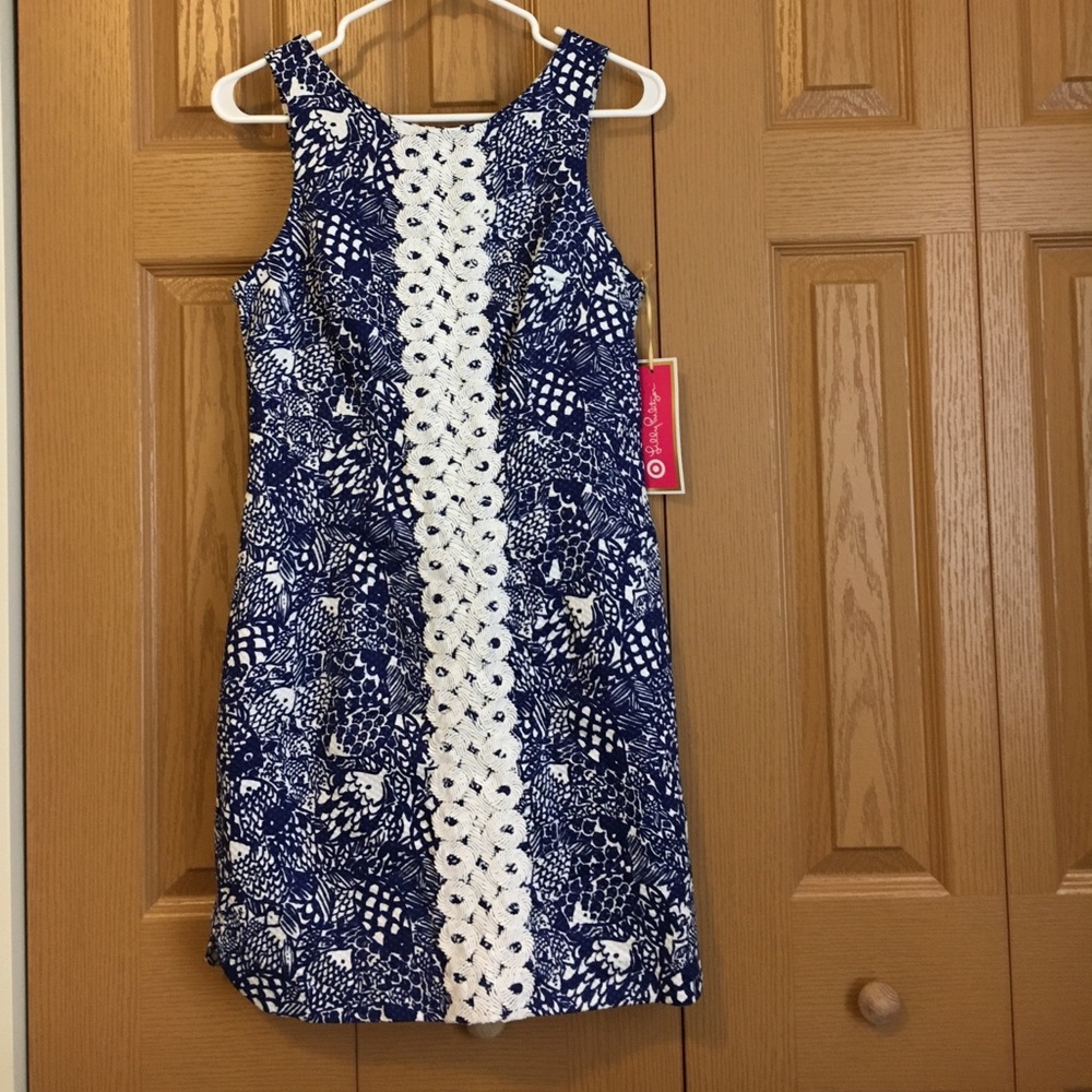 Lilly Pulitzer Shift Dress Navy Size 6