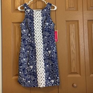 Lilly Pulitzer Shift Dress Navy Size 6