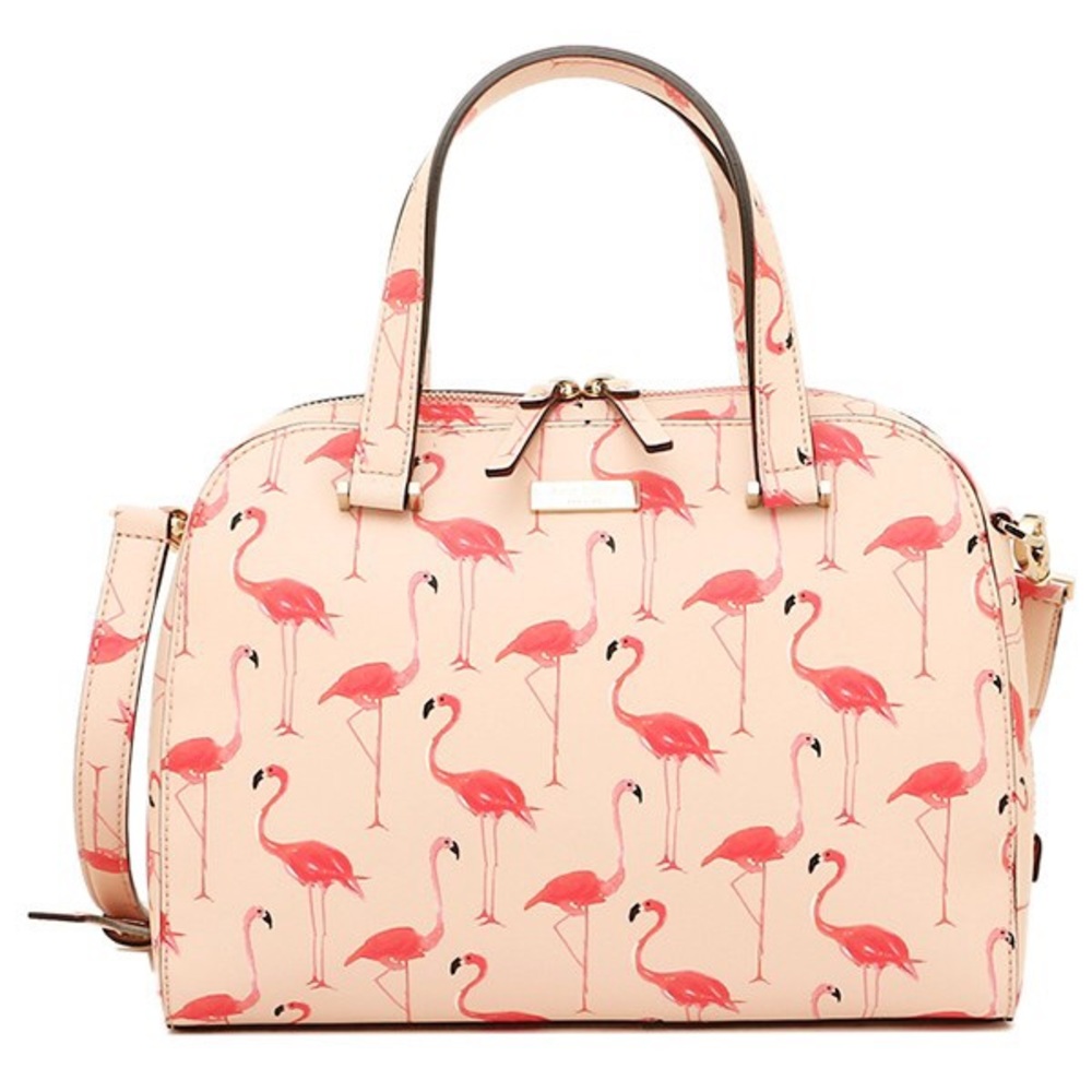 Kate Spade Small Felix Bag- Flamingo Print