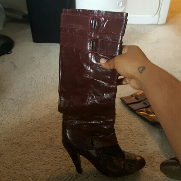Miss Sixty Burgundy Boots - Picture 2 of 4