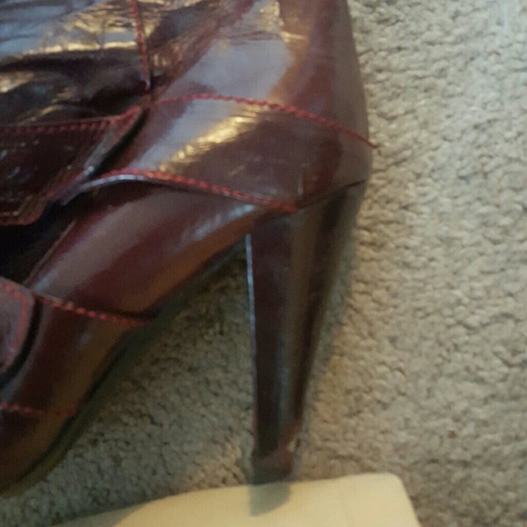 Miss Sixty Burgundy Boots - Picture 4 of 4