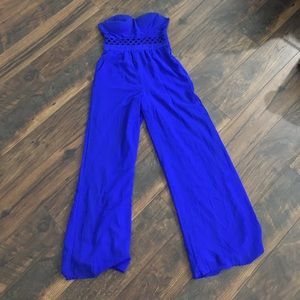 Sweetheart underwire jumpsuit