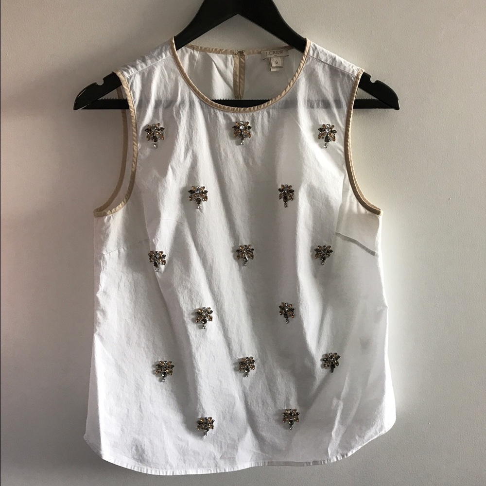 JCrew jeweled tank