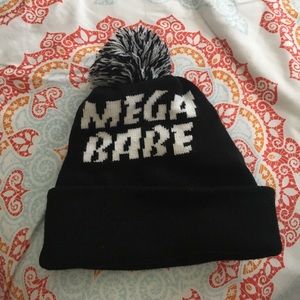 Stay cute mega babe Pom beanie