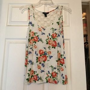 Forever 21 floral tank