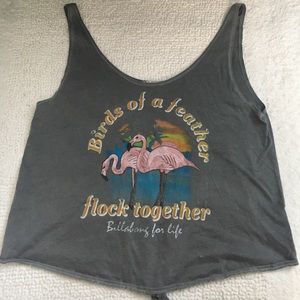 Billabong Gray "Birds of a feather" Tank