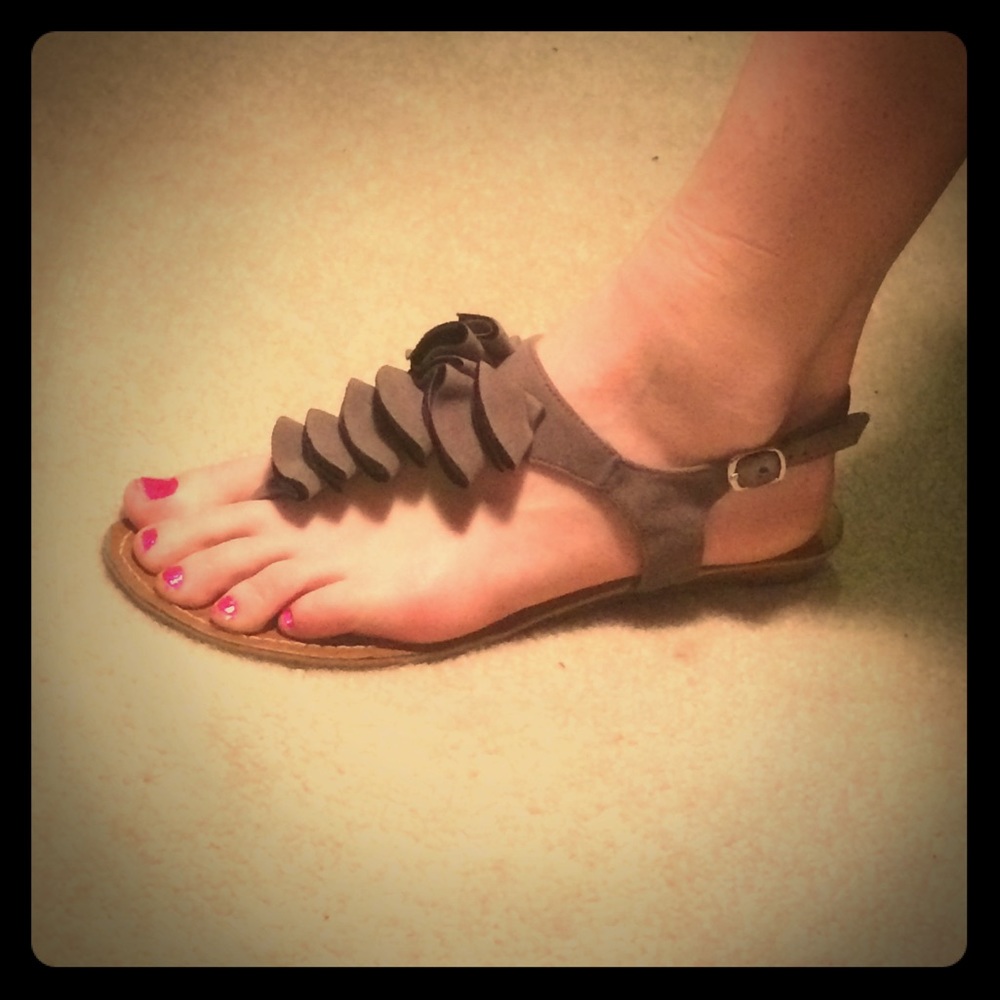 Ruffle Sandal