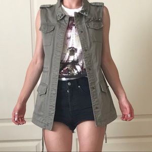 H&M vest w/ pockets, Sz 4