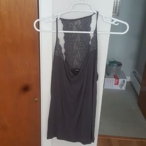Brand new express tank with lace back detailing