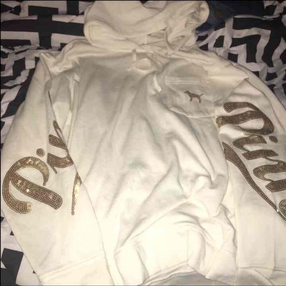 NEW sz L VS bling hoodie