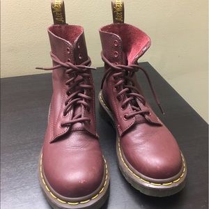 Burgundy Dr. Martens