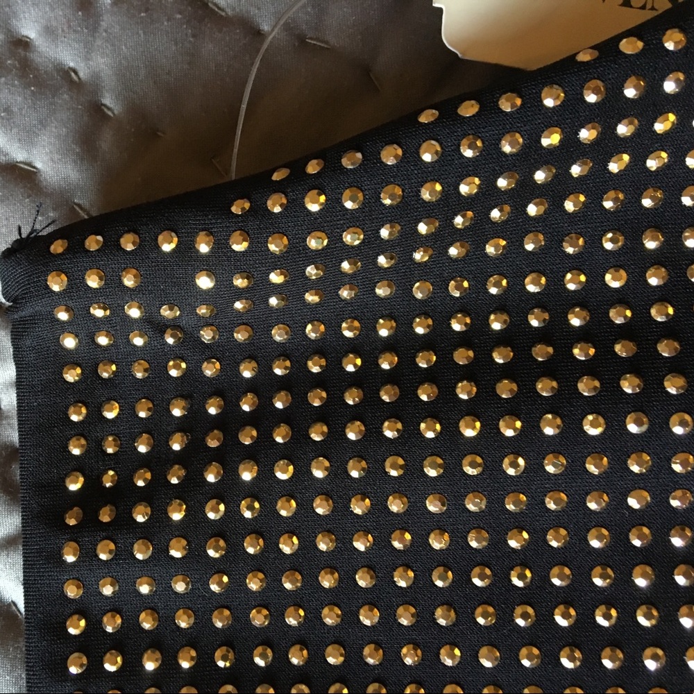 NWT Black and Gold-Studded Skirt - Picture 2 of 3