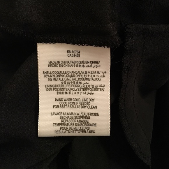 Black&Silver mini dress low neck w/ peekaboo back! - Picture 5 of 5