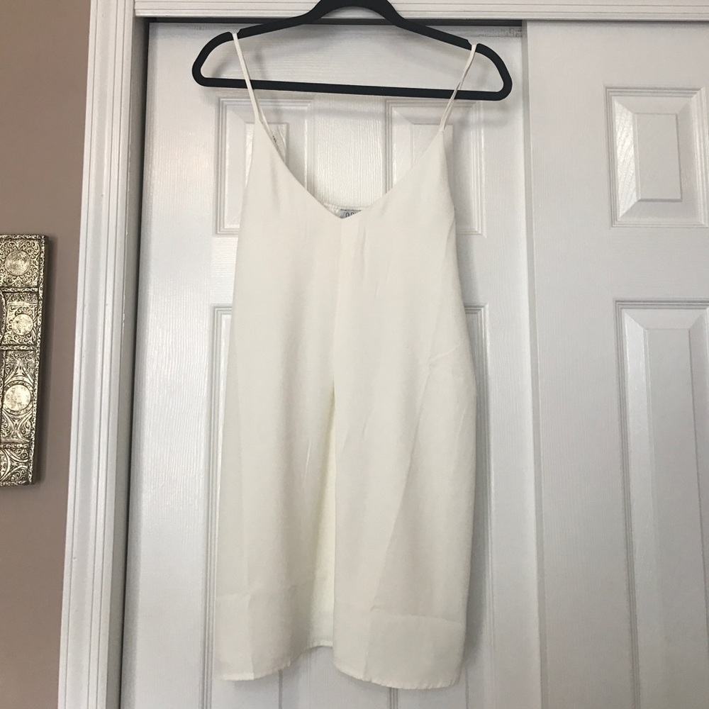 Tobi white tank top shift dress