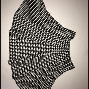 Houndstooth circle skirt