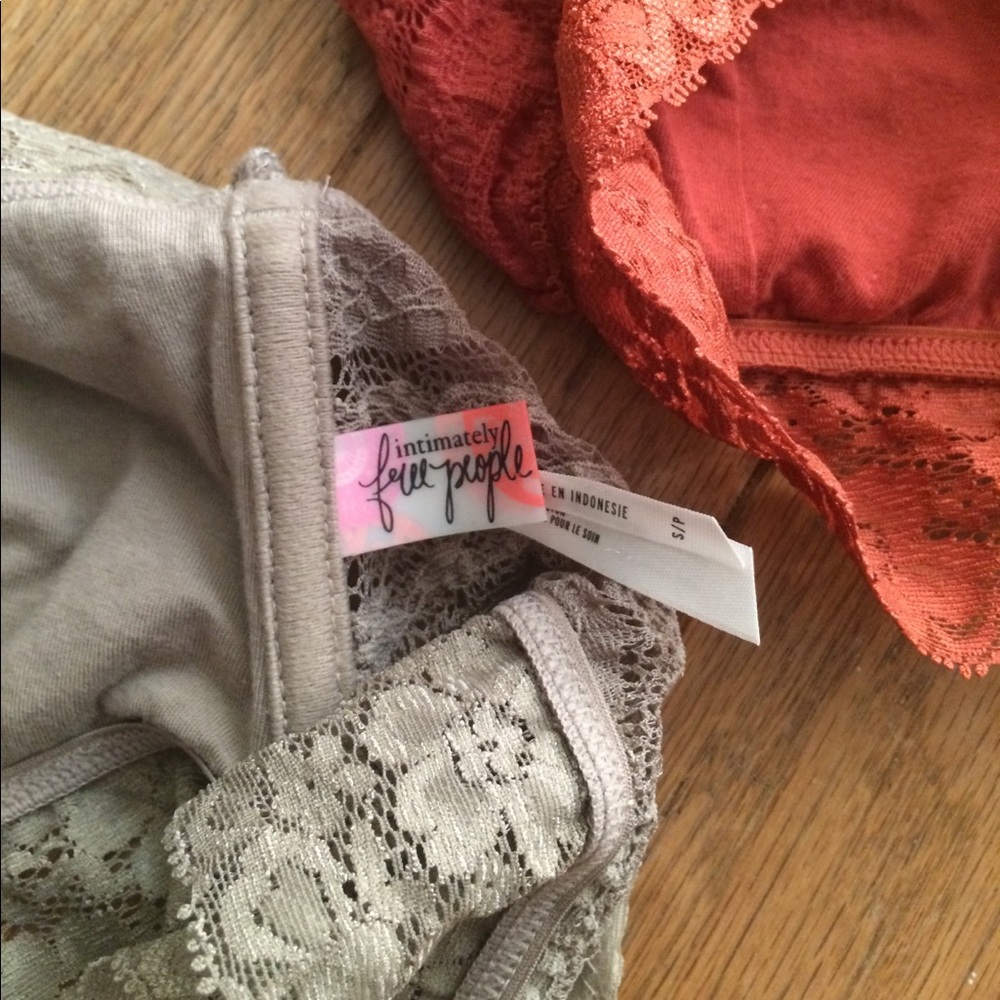 TWO FP Lace Bralettes