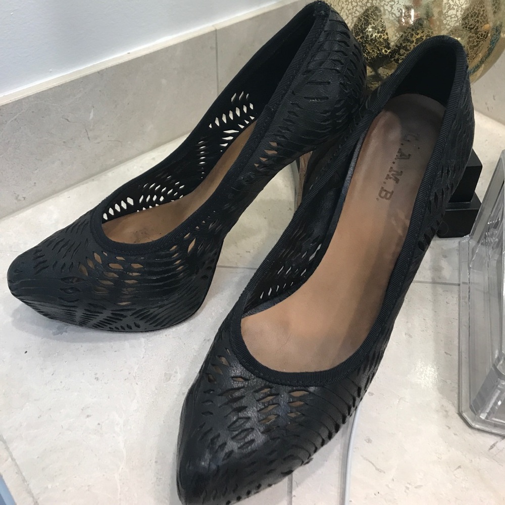L.A.M.B platform heels