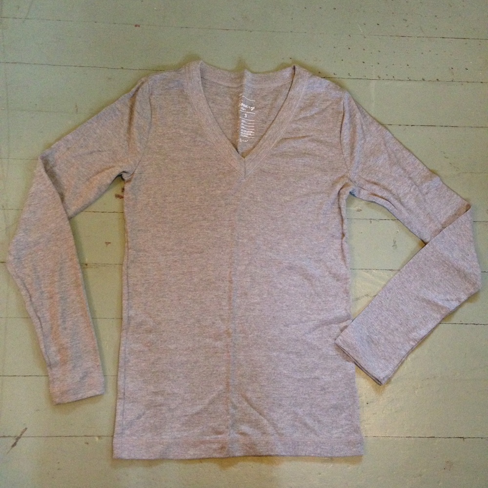 The Bowery Super Soft Gap Long Sleeve Tee