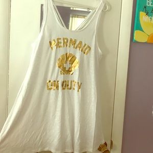 NWOT Mermaid on Duty cover up
