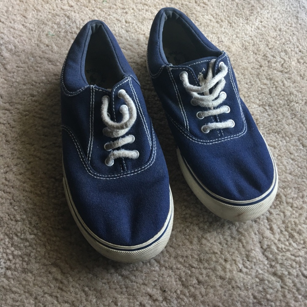 Polo blue sneakers size 5.5 male... women 7.5