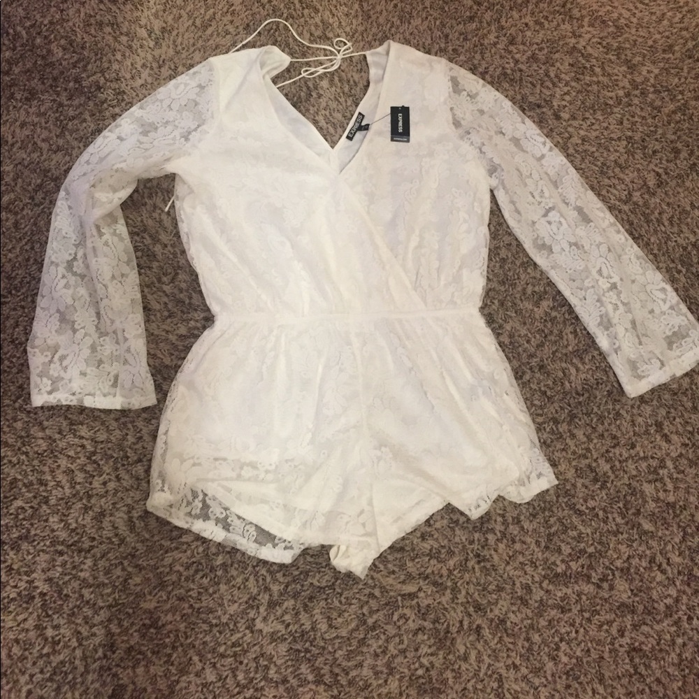 Express ivory romper