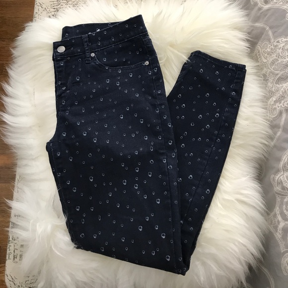 GAP legging jean w/bubble print - Picture 1 of 5