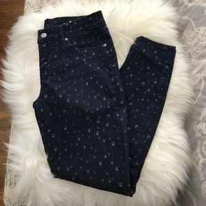 GAP legging jean w/bubble print
