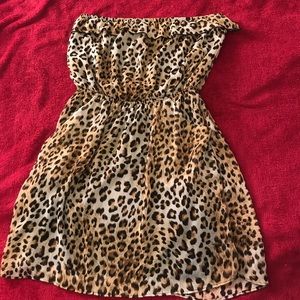 Leopard print dress