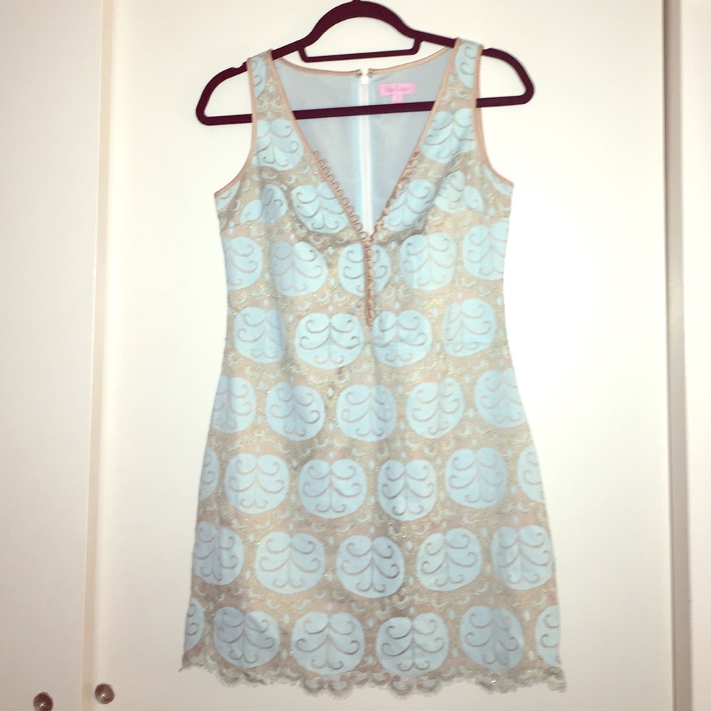 Lilly Pulitzer Scalloped Shift Dress