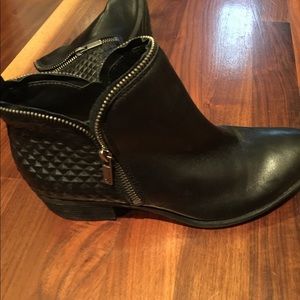 Lucky brand leather booties