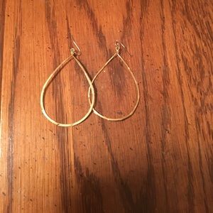 Gold earrings