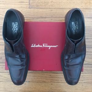 Ferragamo Auburn Pierluigi Men's Dress Shoes