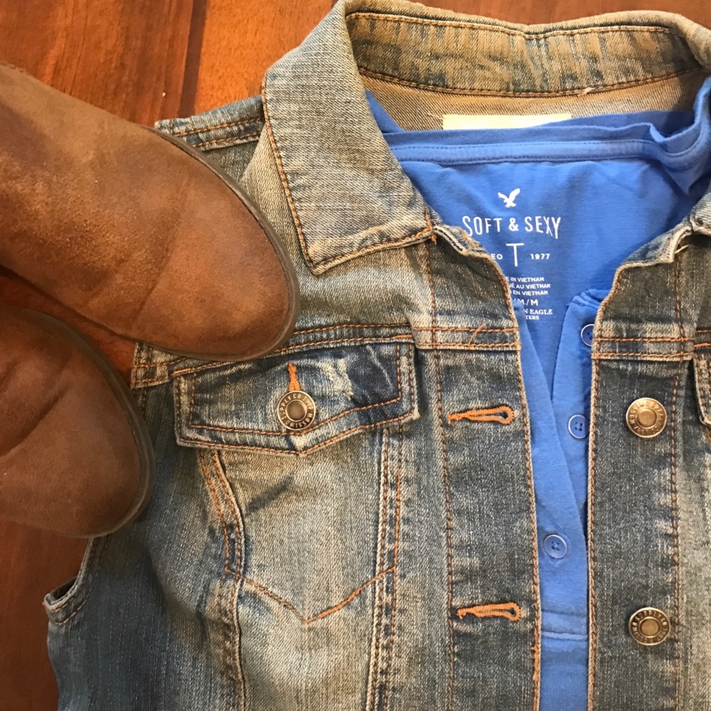 Denim vest