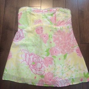 Lilly Pulitzer strapless top size 6