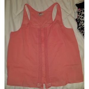 Orange Arizona Jean Company button up tank